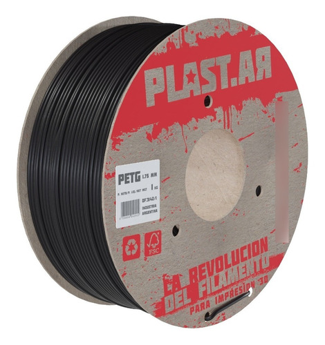 Filamento 3d Plast.ar Petg 1.75mm 1kg :: Printalot San Justo