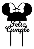 Comprar Cake Topper Adorno Torta - Feliz Cumple Minnie Mickey