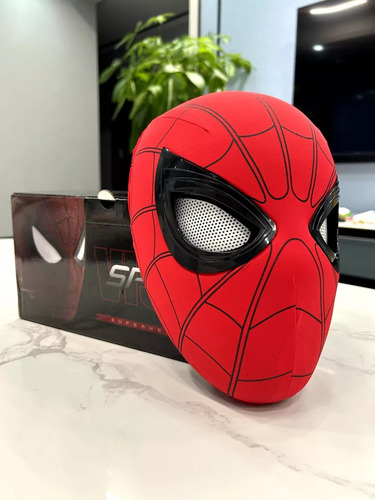 Mascara Spiderman Hombre Araña Ojos Móviles Rojo Spiderman Red
