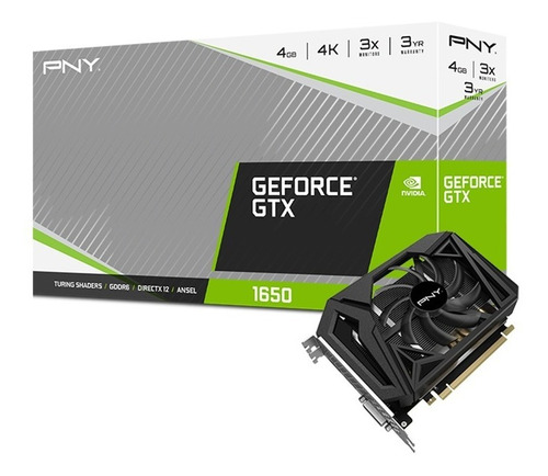 Tarjeta Gráfica Nvidia Pny Geforce Gtx 16 Series Gtx1650 4gb