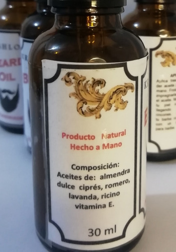 Imagen 3 de 3 de Aceite Para Barba , Krahloz, Producto Natural