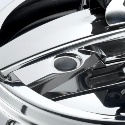 Imagem 3 de 5 de Panela De Pressão 5l Inox Italiana - Barazzoni