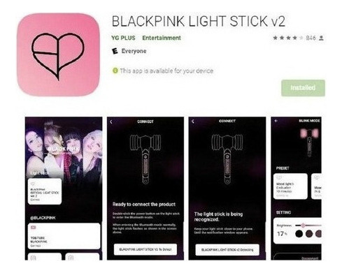 Blackpink Lightstick V2 Con Bluetooth Edición La