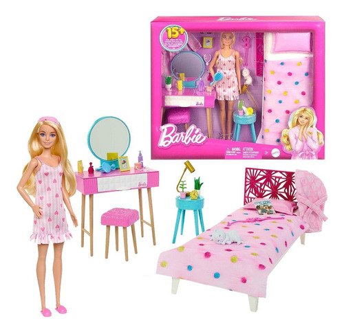 Barbie O Filme - Quarto Dos Sonhos Com Boneca - Mattel Hpt55