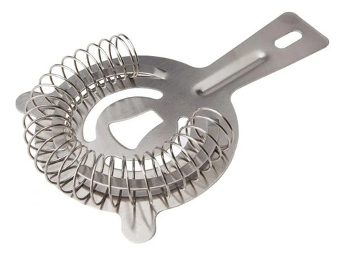 Set Cocteleria Cuchara Colador Pison Mortero Medidor De Onza