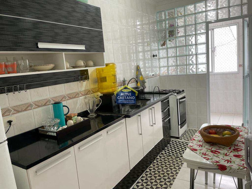 Imagem 9 de 21 de Apto Na Quadra Da Praia, Vista Mar, 2 Dorms Apenas R$300mil. - Vant5948