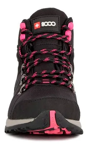 Zapatilla +8000 Mujer Tavos Negro/fucsia