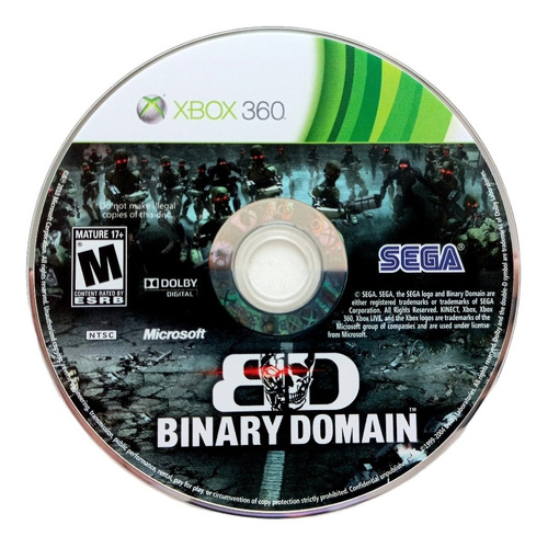Binary Domain Xbox 360 (Reacondicionado)