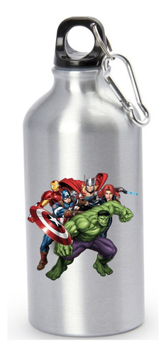 Termo Super Heroes Botella Aluminio