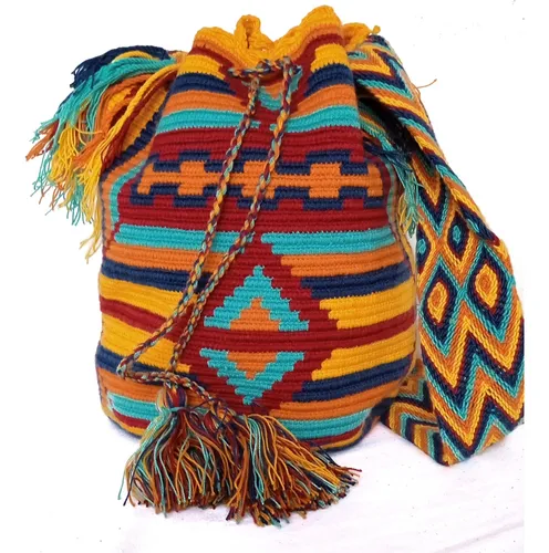 Mochilas tejidas de colores hotsell