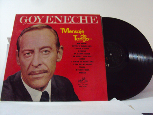 Vinilo Lp 226 Goyeneche Mensaje De Tango