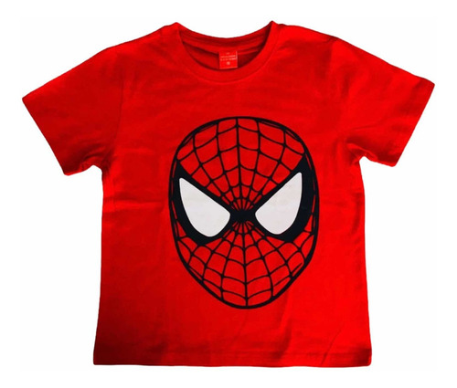 Polera Niño Diseño Spiderman Talla 8.