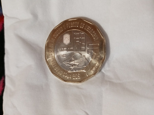 2 Monedas $20 De La Fundacion De Ciudad Y Puerto De Veracruz