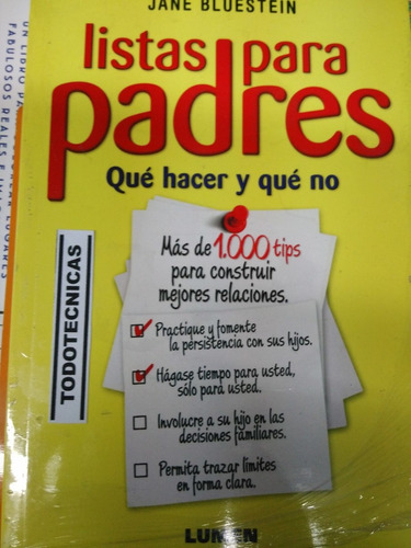 Listas Para Padres. Qué Hacer Y Qué No                  -lm-