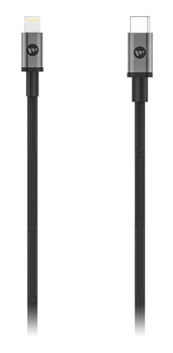Imagen 8 de 8 de Cable Mophie Lightning Usb C iPhone 13 Mini/ 12 Mini *1m Blk