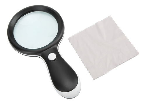 Lupa De Lectura Led Abs Iluminada De Mano