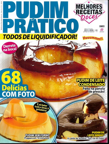 Revista Pudim Prático - Melhores Receitas Doces Ano 5 Nº 11