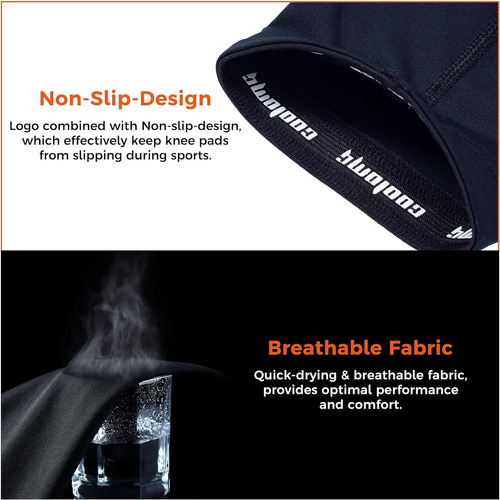 Compression Leg Sleeves Long Knee Support Knee Brace For Bas