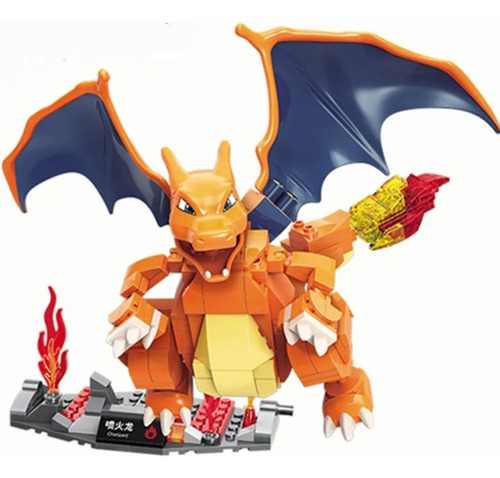 Charizard Pokemon Lego Piezas Armables