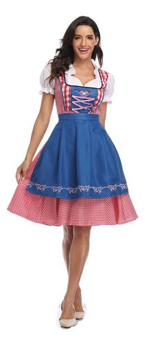 Disfraz De Mujer De Estilo Dirndl Alemán Para Mujer Para Mul