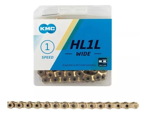 Cadena Kmc Hl1 Gold Wide 1/2 Eslabon - Lucas Bike