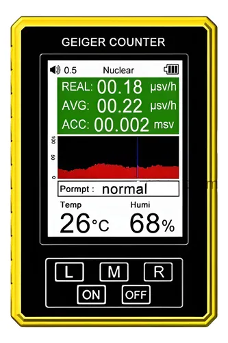 Medidor Radiación Nuclear Y Electromagnética Contador Geiger