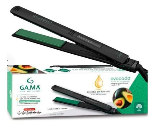 Plancha Alisadora Elegance Led Avocado Digital Gama