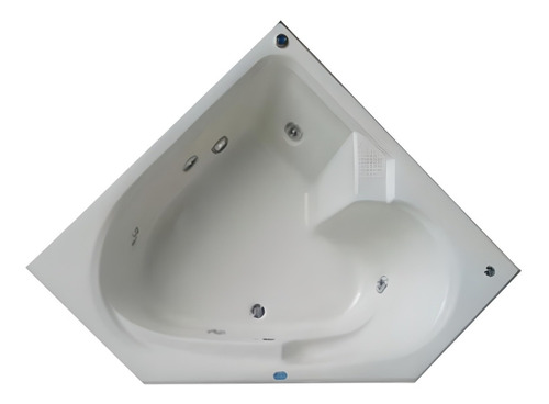 Jacuzzi Doble Para Parejas Con Hidromasaje Modelo Esquinero.