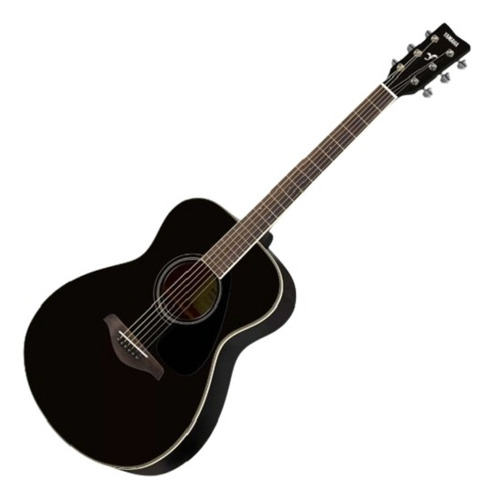 Yamaha Fs820bl | Guitarra Acustica Small Body Negro Material Del Diapasón Rosewood Orientación De La Mano Diestro