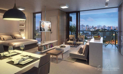 Imagem 3 de 7 de Studio Pinheiros, 1 Dorm. 1 Suíte, 2 Vagas, Lazer Completo - St0148
