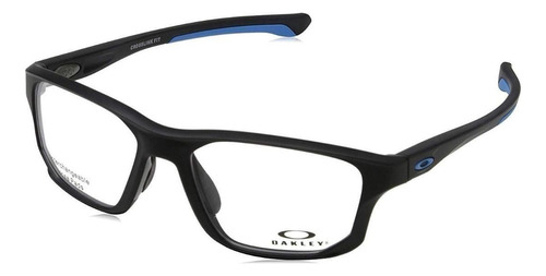 Oakley Ox8136 0155 Crosslink Fit Satin Black Blue