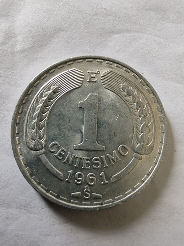 Moneda Chile 1 Centesimo 1961 Xd (x1382-1675- (Usado)