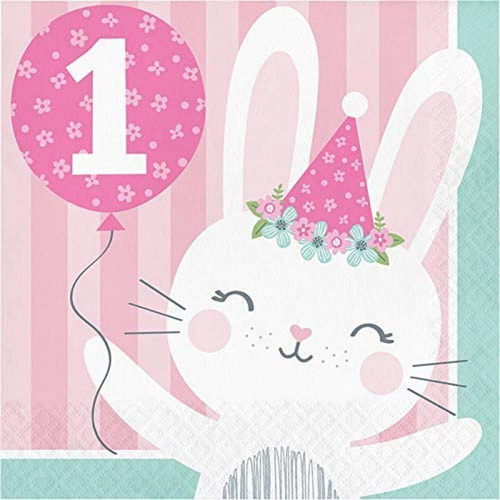 Creative Converting Party Supplies, Bunny Party 1st Birthday