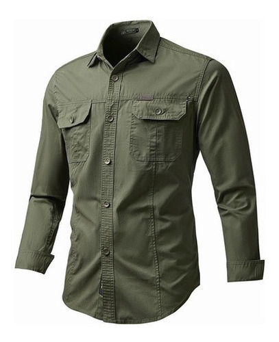 Camisa De Trabajo U6 Para Hombre, Talla Grande, Ropa De Trab