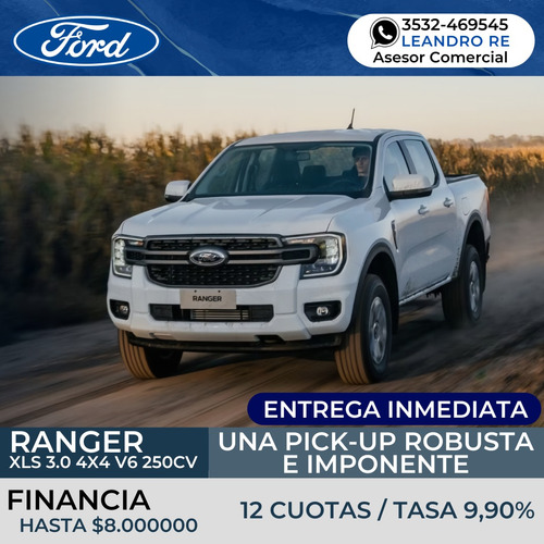 Ford Ranger XLS 3.0L 4x4 V6 250cv