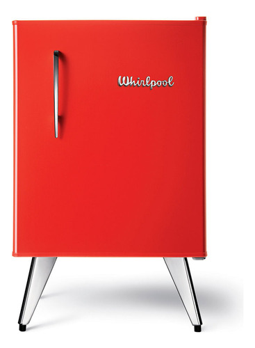 Heladera Bajo Mesada Whirlpool Vintage Wra09r3 76lt Rojo