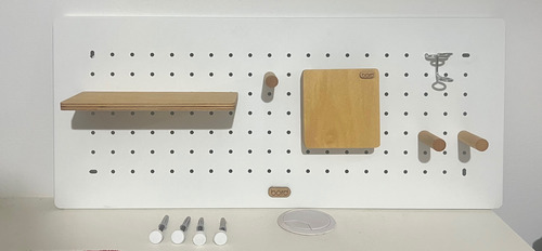 Tablero Chapa Bord Organizador Colgante Blanco (Usado)
