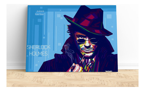 Cuadro Sherlock Holmes Pop Decorativo Moderno Pieza Living