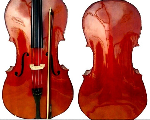 Violoncello Cello Marca Flamenco 4/4 Nuevo Acb Brillo