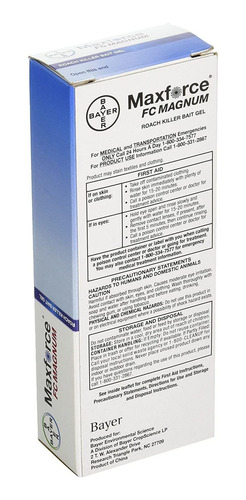 Bayer Maxforce, Fc Magnum, Matacucarachas Con Cebo En Gel
