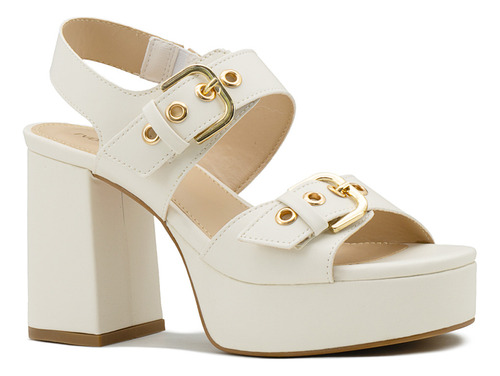 Zapatilla Elegante Para Mujer Formal Oficina Color Latte