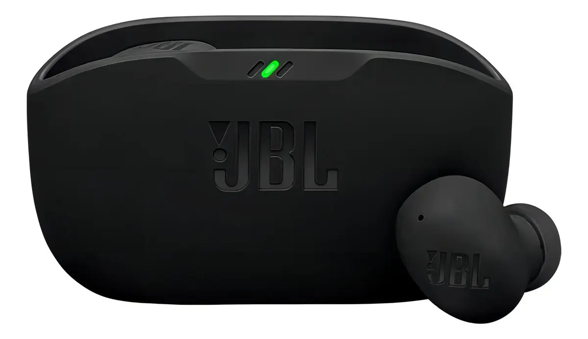 Fone De Ouvidos Jbl Tws Wave Buds 2 Perfect Fit 40 Horas Cor Preto