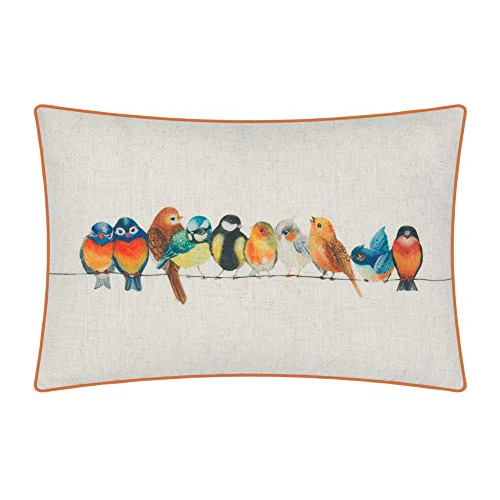 Funda De Almohada Decorativa De Serie Cute Birds, Funda...