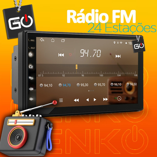 Multimidia Android Carplay Sem Fio Kangoo 1998-2018 Gps 7p