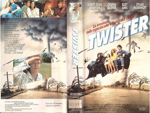 Twister Vhs Harry Dean Stanton Suzy Amis Tim Robbins