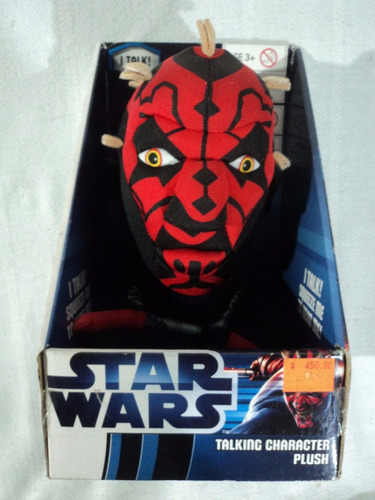 Star Wars Darth Maul Talking Character Plush 2012 (Usado)