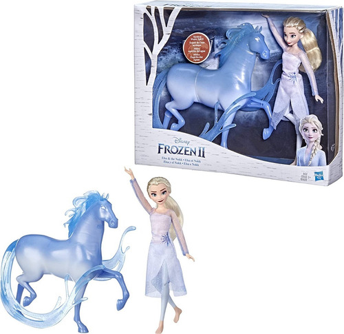 Muñeca Elsa Y Su Caballo Nokk De Frozen Ii