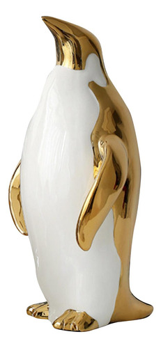 Estatuilla De Pingüino, Figura Artística De Papá Dorado