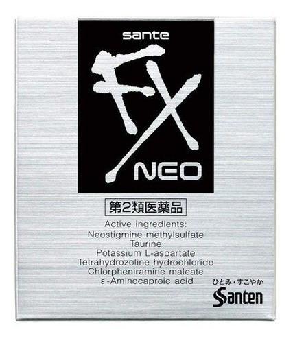 Colírio Japonês Sante Fx Neo Japão - Super Refrescante