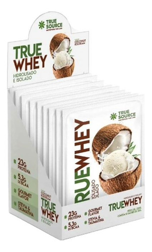 Proteína True Whey Coconut Ice Cream 34g True Source 10